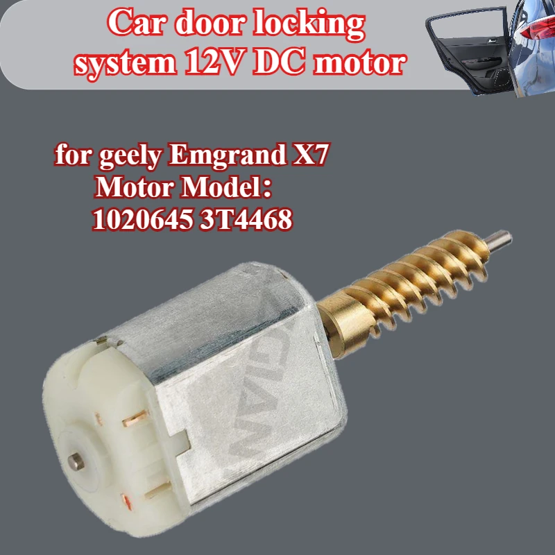 AZGIANT 1020645 3T4468 car door locking system motor for geely Emgrand X7 long pure copper axis 12V auto spare parts High torque