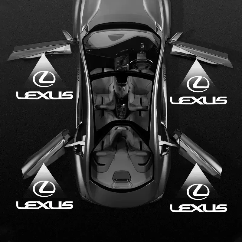 

Car Sticker LED Car Door Projector Welcome Ghost Shadow Light Accessories For Lexus RX ES GX LS LX IS GS UX Series GX470 ES250 I