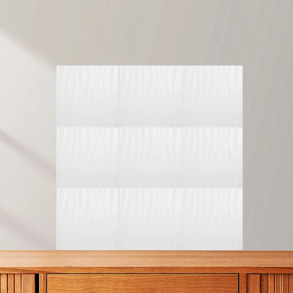 

3Pcs PVC 3D Wall Panels Textured Interior Wall Decor for Hotel Office Living Room Bedroom Party Background 3D Wallpaper