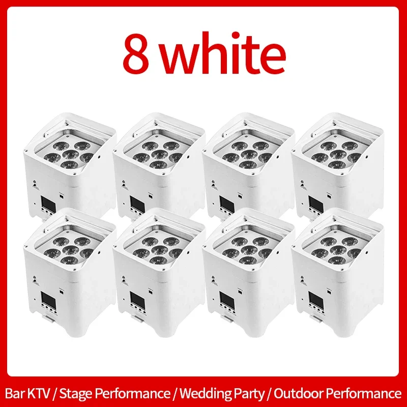 6x18 Led Wireless Battery Uplight Wedding Party Lumiere Dj Stage Backdrop Par S6 Wireless Uplights