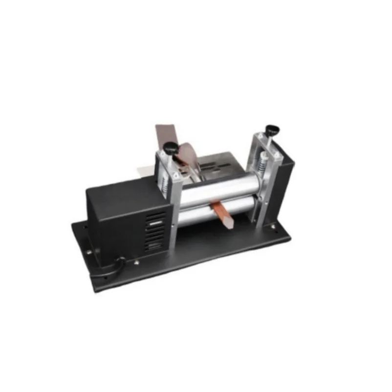Semi-Automatic Grade Leather Skiving Machine Watchband Bag Strap Bonds Leather Strap Folding Tape Impressing Equipment Bearing