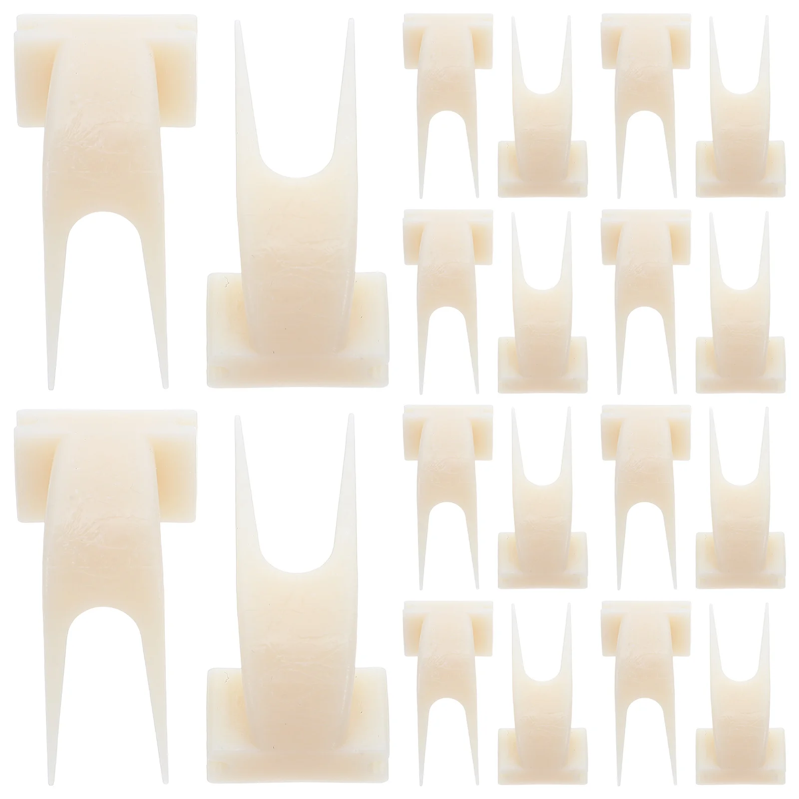 50 قطعة قفص الطيور شوكة الفاكهة متعددة الحجم سيخ الفاكهة للببغاوات البلاستيك القوي حامل طعام الطيور لأنشطة التثبيت اليومية