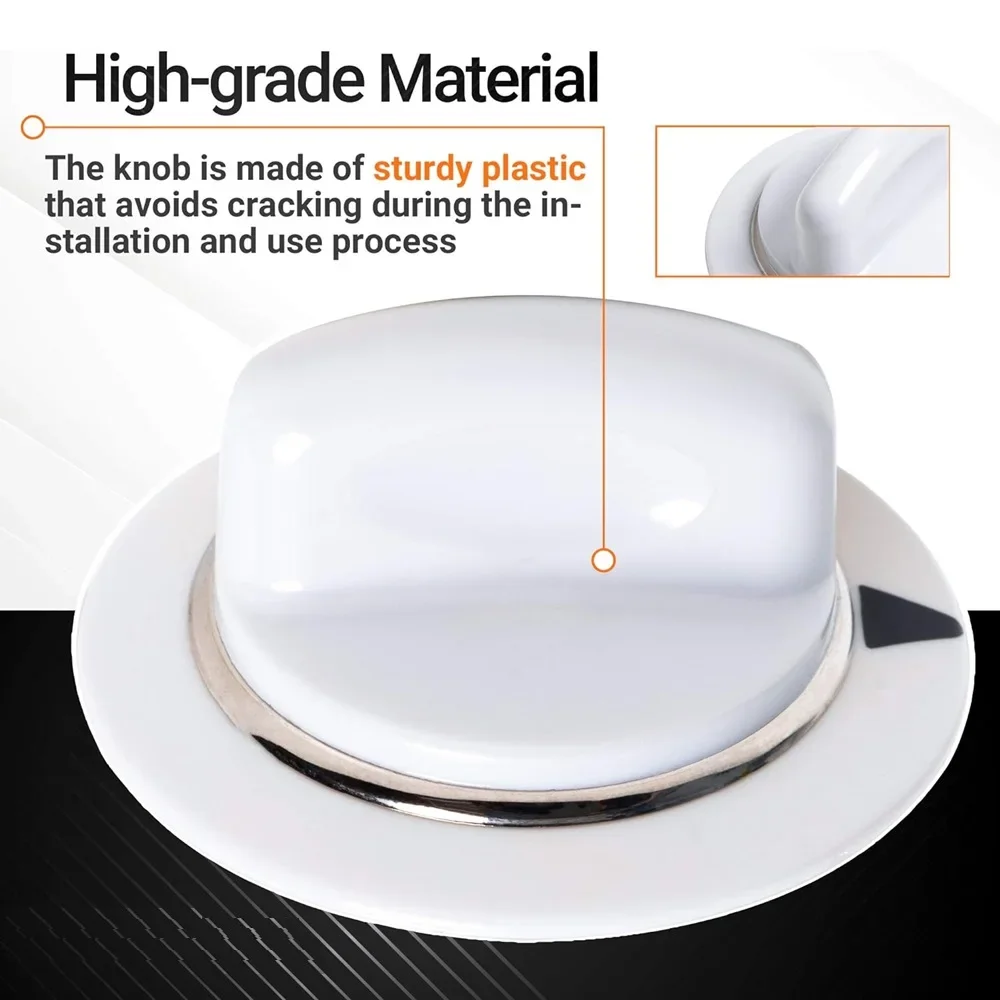 2-PACK WE1M654 Droger Timerknop Compatibel met GE & Hotpoint Drogers AP 3995098   WE01M0443 WE1M443 1264290