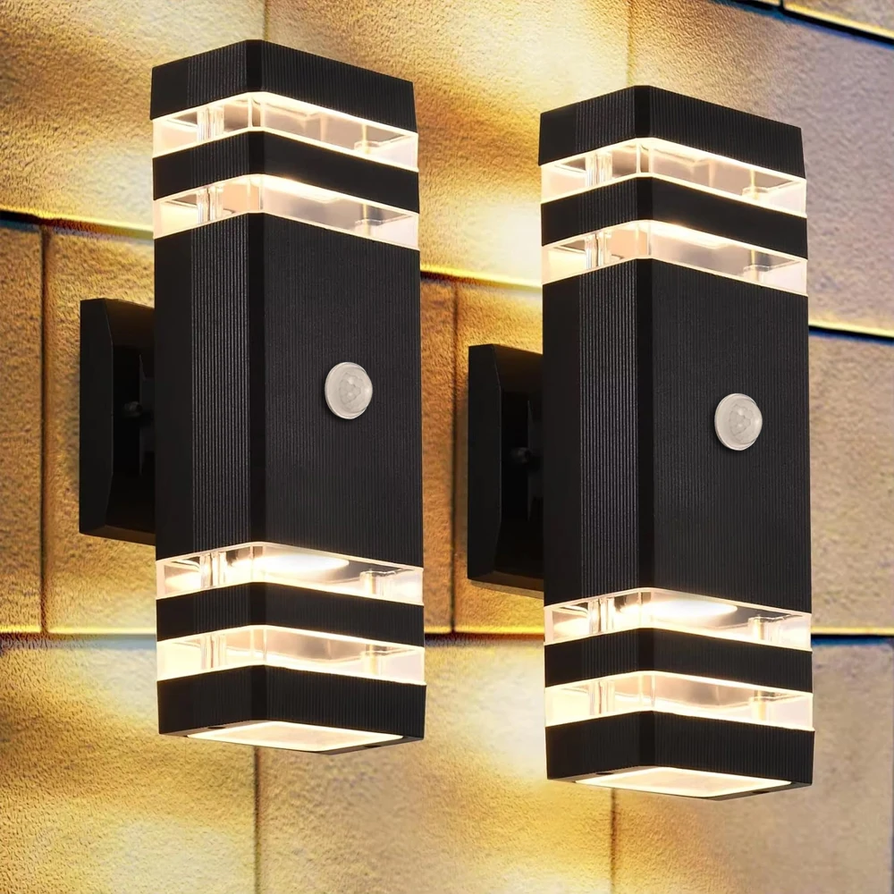 

Наружный настенный светильник, водонепроницаемый IP65, освещение, садовые настенные бра, акрил для наружных балконов, садов, коляров, интерьера