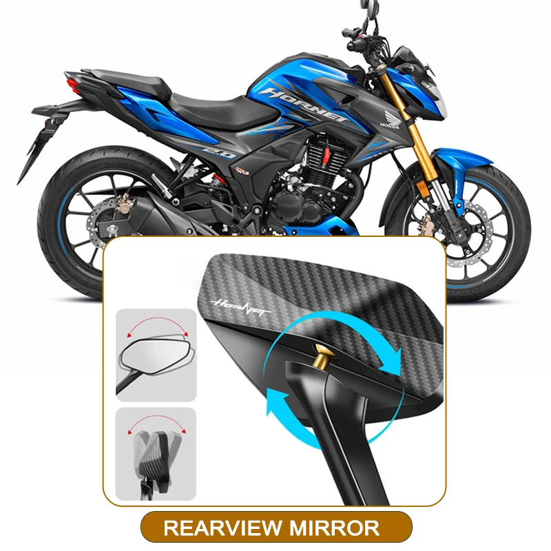 

Легкое прочное антибликовое регулируемое зеркало заднего вида для мотоцикла Honda Hornet 600 900 CB600F 900F CB750 2025 Обновление