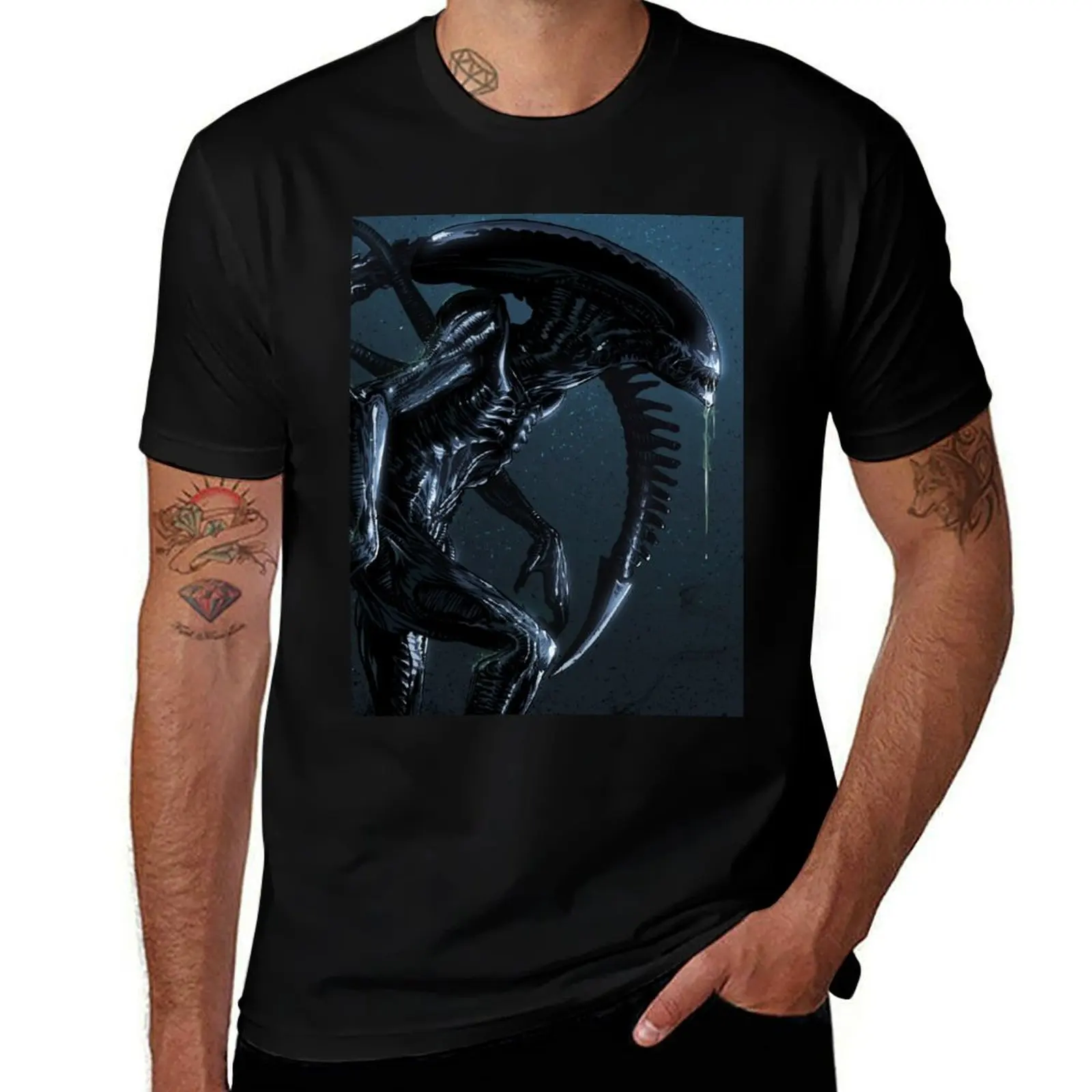 

man for oversize shirts shirts t funny Xenomorph shirt t man t Alien T-Shirt T-Shirt cotton cotton