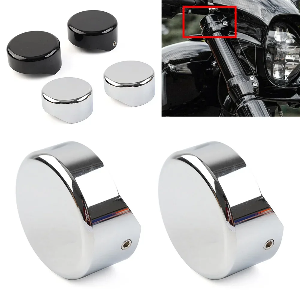 

1Pair Motorcycle Upper Fork Caps Cover Aluminum For Harley Davidson Softail Breakout FXBR FXBRS 2018 2019 2020 2021 2022 2023