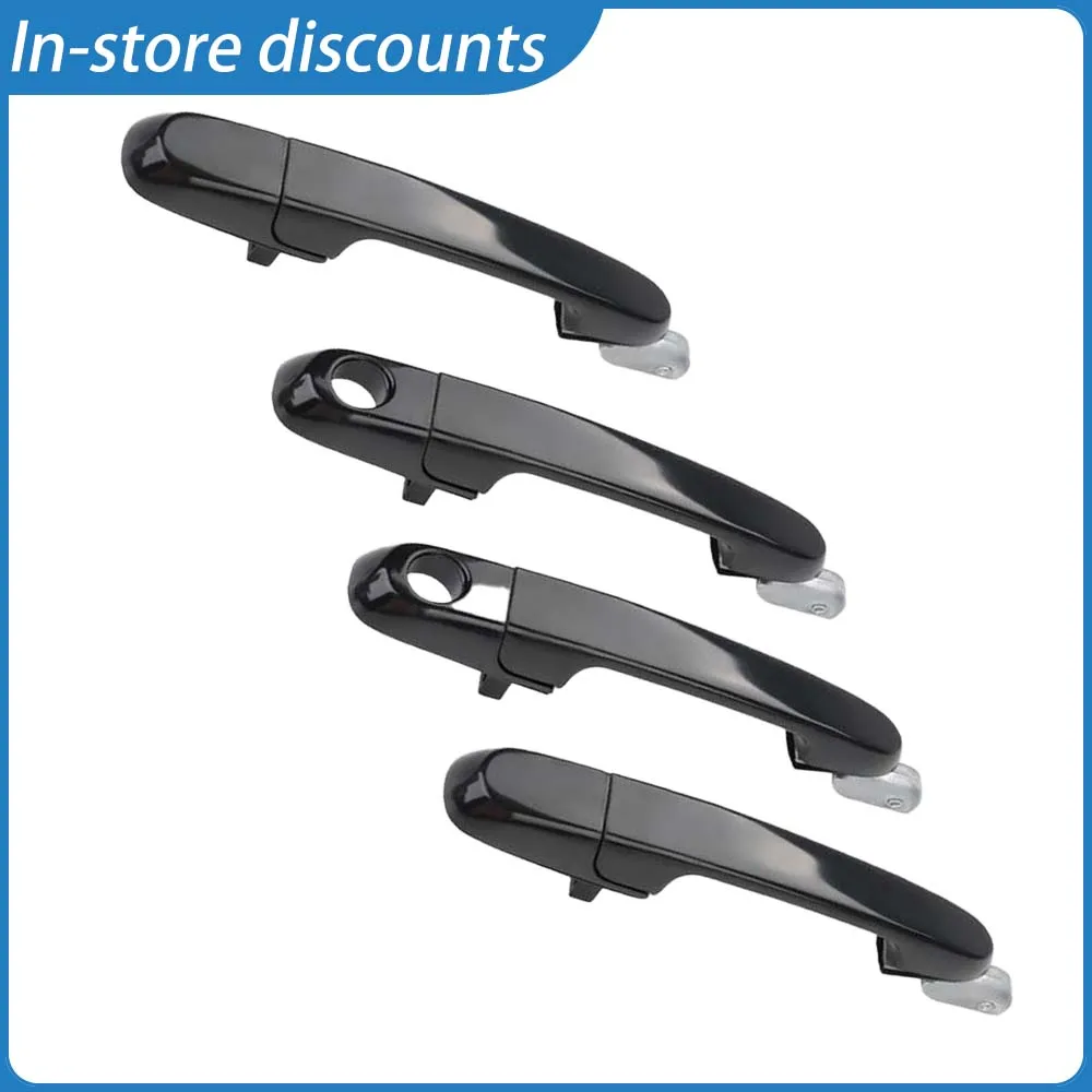 

High Quality Exterior Door Handle Set for Hyundai Accent Dodge Attitude 2006-2011, 4PCS OEM Replace 82650-1E050