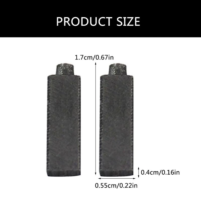 12Pcs Carbon Brush Motor Carbon Brushes For Anchors Engine Electric Hair Dryer