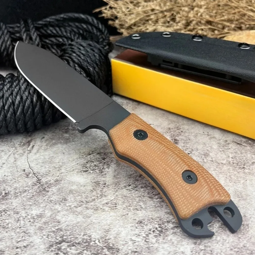 

Высокая твердость BK11 Нож с фиксированным лезвием D2 Blade Sharp EDC Охотничий походный нож Тактический нож для выживания на открытом воздухе с ножнами
