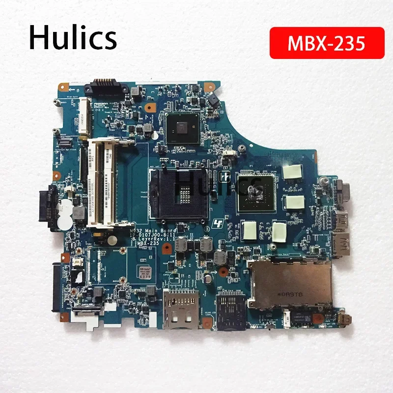 

Hulics Б/у MBX-235 1P- 0107200 -8011 А 1796418 Основная плата B для Sony VAIO VPCF, материнская плата для ноутбука GT425M DDR3 HM55