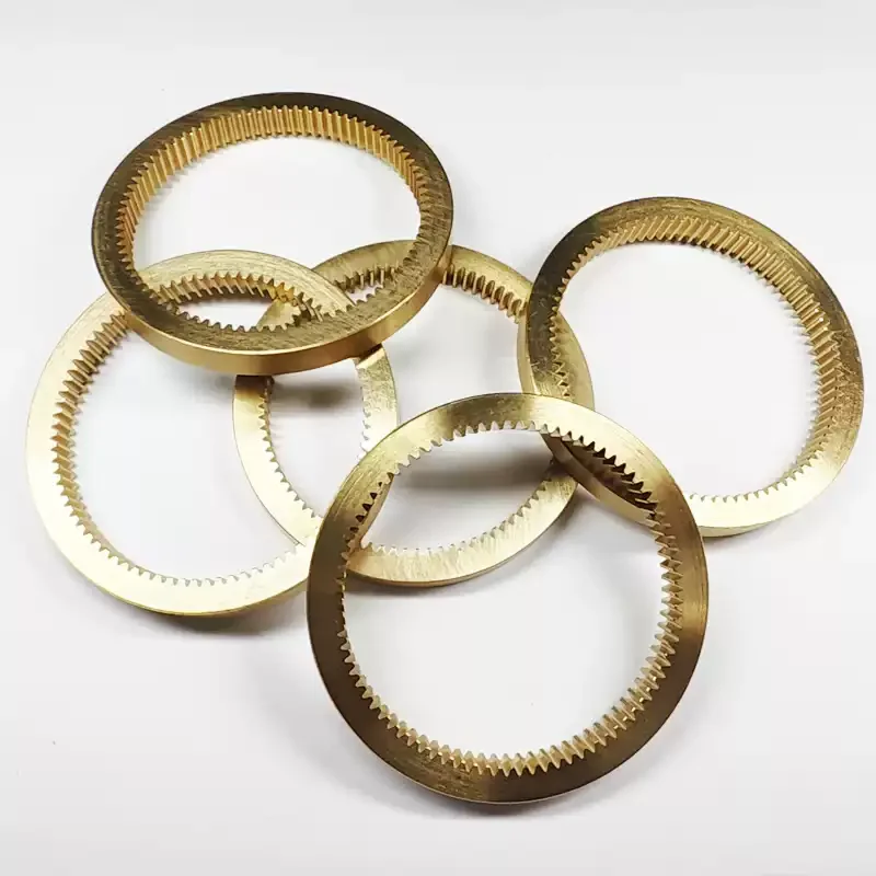 

0.5M precision brass inner ring gear,small module planetary gear box, metal gear sleeve