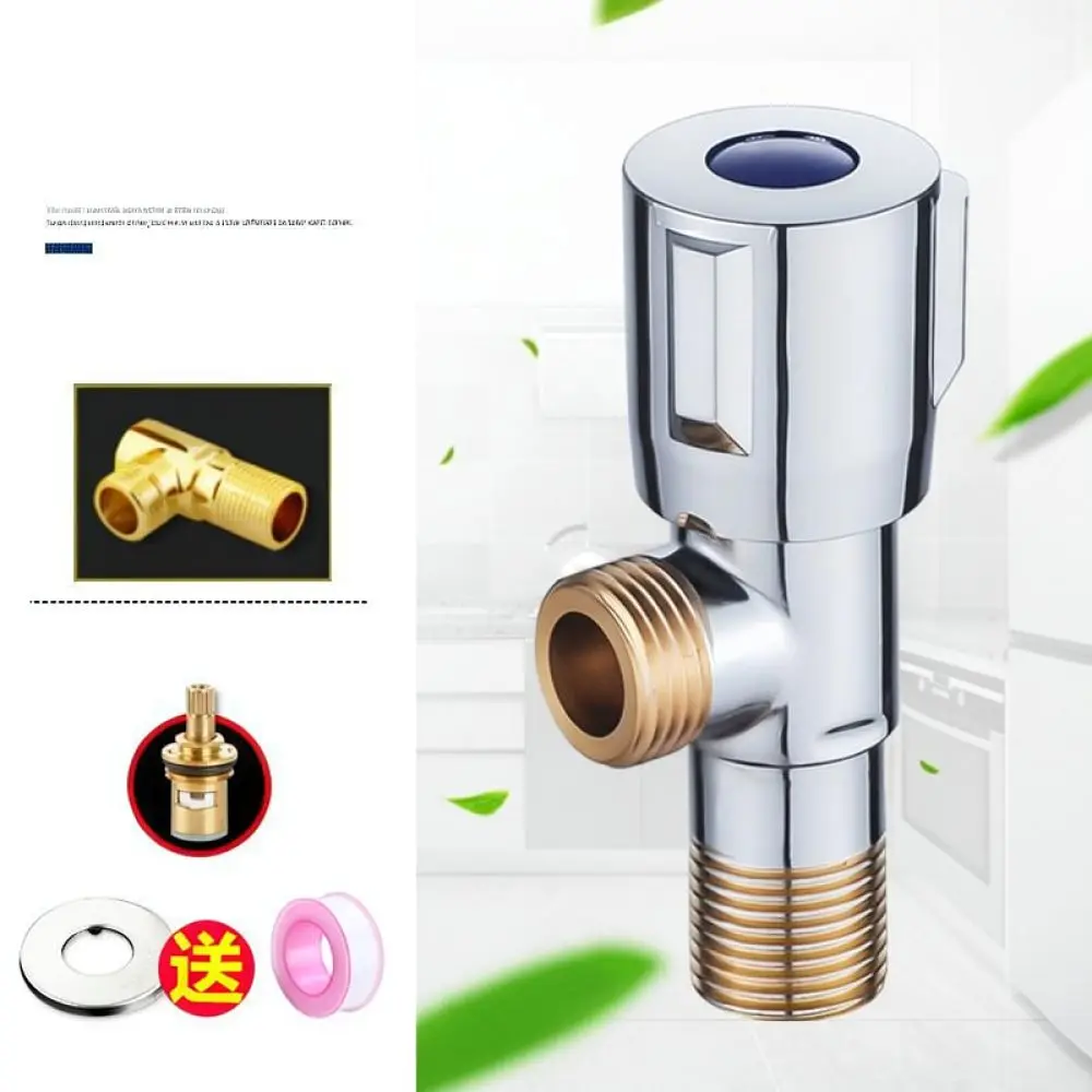 Reliable Brass Angle Valve Water Control Stop Tap For Toilet Heater Bathroom Faucet Plumbing System Fittings
