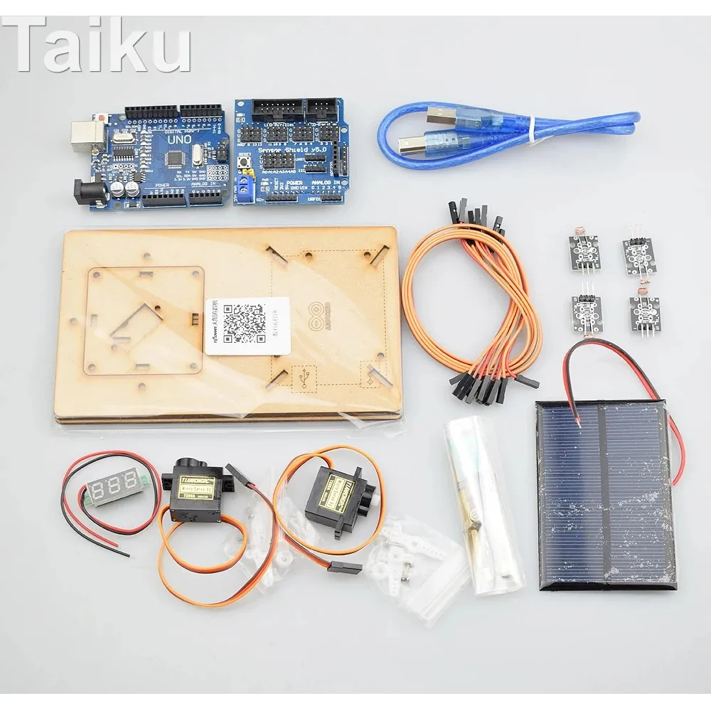 Automation Solar Tracking For Arduino Programming Robot DIY Kit Automation Learning Skills Develop Educational Electronic Sets