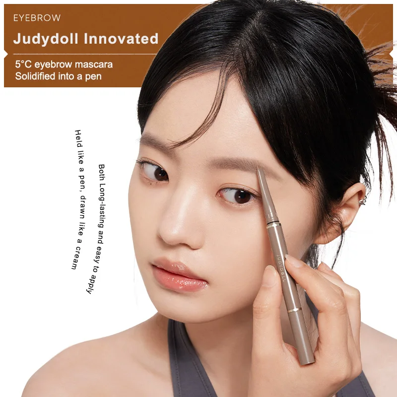 Judydoll Waterproof Brow Pomade Pencil – Long-Lasting, Smudge-Proof, Knife-Cut Tip for Precise Shaping (Light Shade)