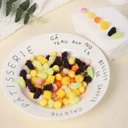 Corn Squeeze Sensory Toys Fidget Toy Pretend Play Simulation Fruit Model Grapes Simulation Food Simulation Kitchen Toy