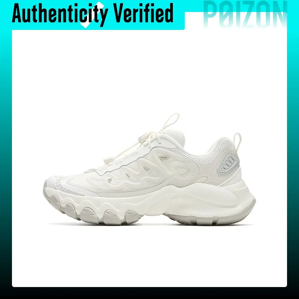 FILA TRUFFLE Abrasion-Resistant, Breathable, Lightweight Low-top Chunky Sneakers Women's Ecru F12W621111FTM