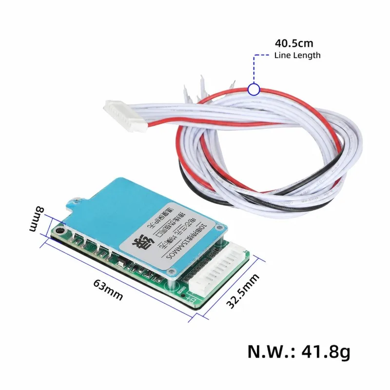 FEDI-For Ternary Lithium Battery 10S 36V 15A BMS PCB Protection Board 4 MOS Same Port Common Port For Electric Scooter E-Bike