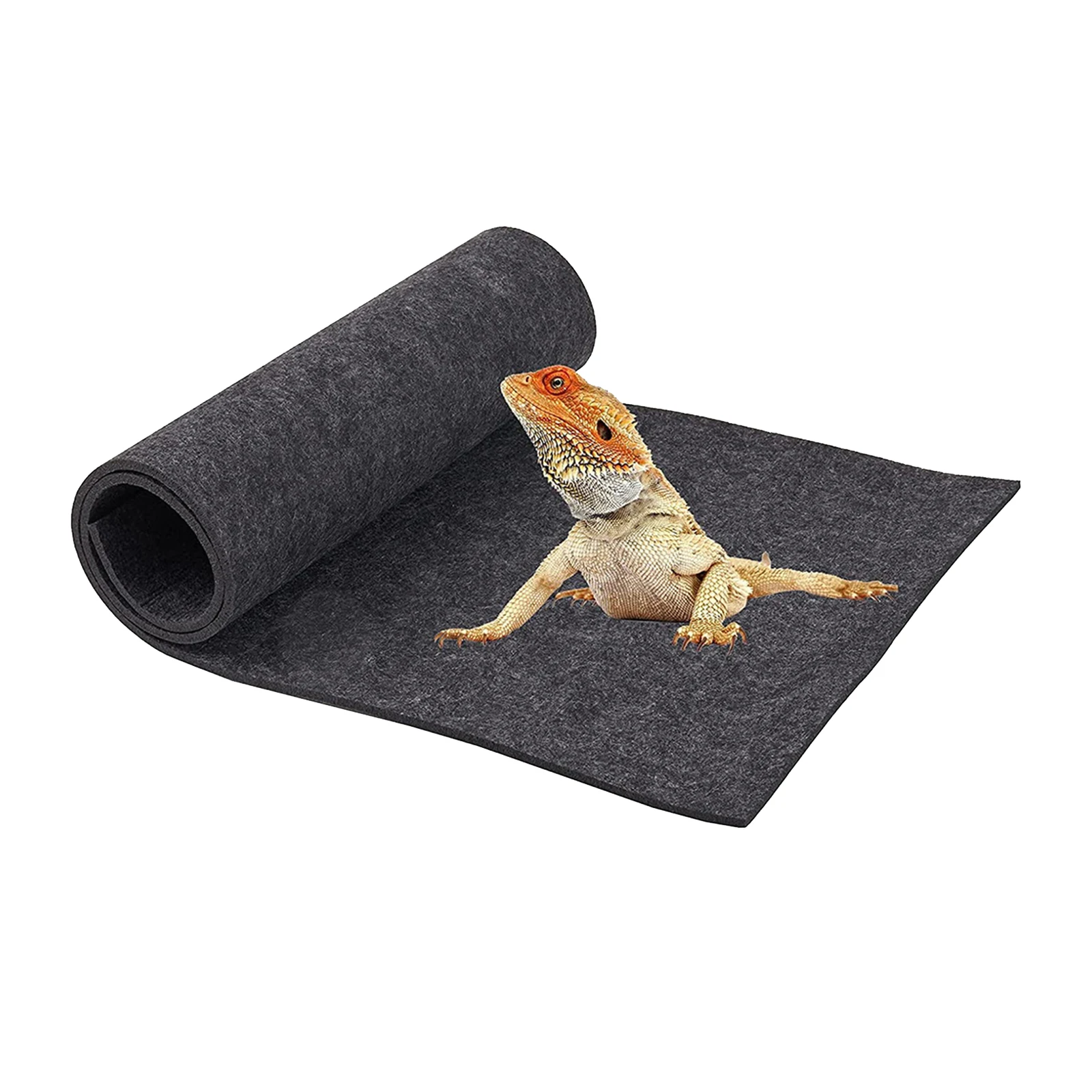 Reptile Carpet Reptile Tank Accessories Habitat Soft Aquascape Pad Reptile Mat for Snake Tortoise Chameleon Bearded Dragon