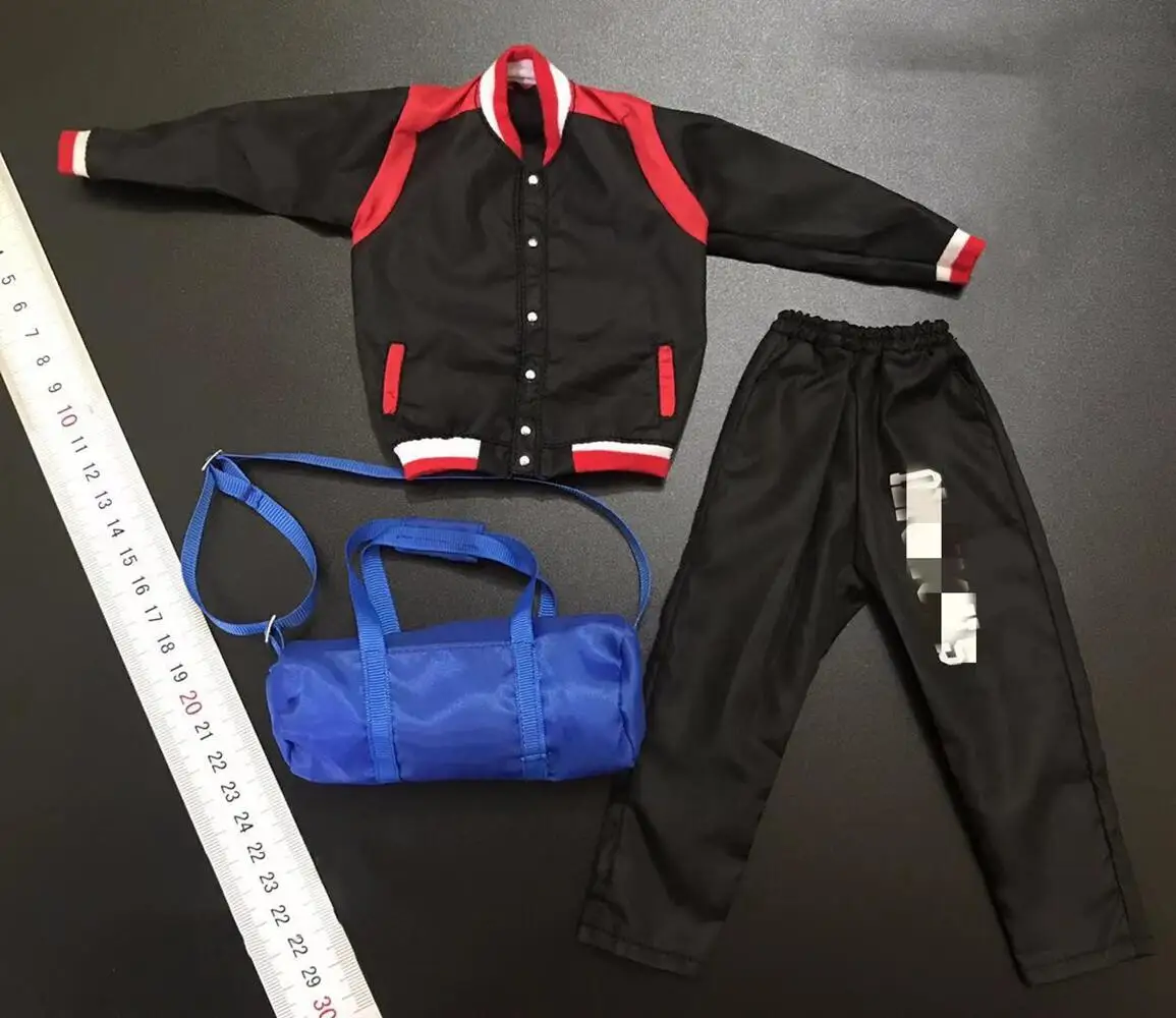 

1/6 Scale F001 Sports Training Suit Basketball Bag Jacket Trousers 12 Inch Action Figure Body Doll
