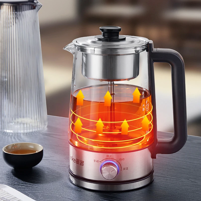 1.3L Electric Kettle Automatic Steam Spray Teapot with Filter Multifunctional Glass Teapots Thermo Pot Home Boil Water Kettle