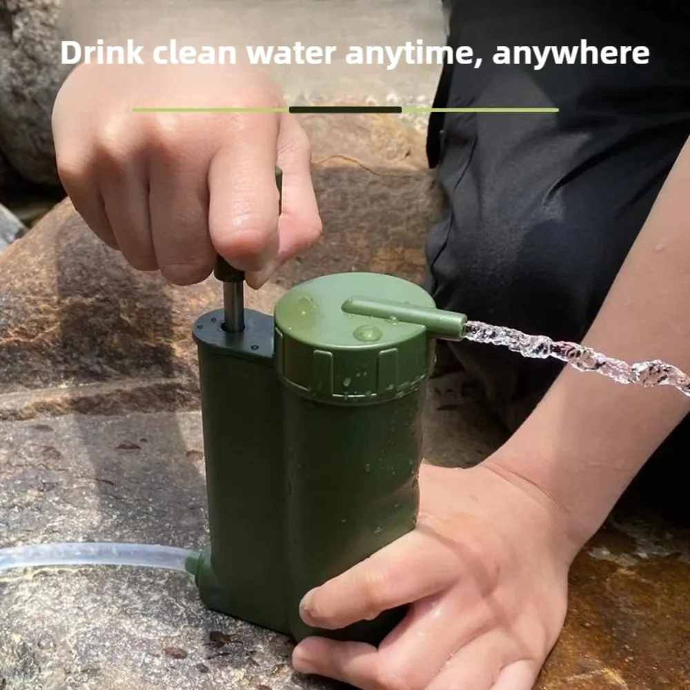 

Personal Water Filter Straw Portable Water Purifier Survival Gear 0.01 Micron BPA-Free 5 Stages for Emergency, Survival, Travel