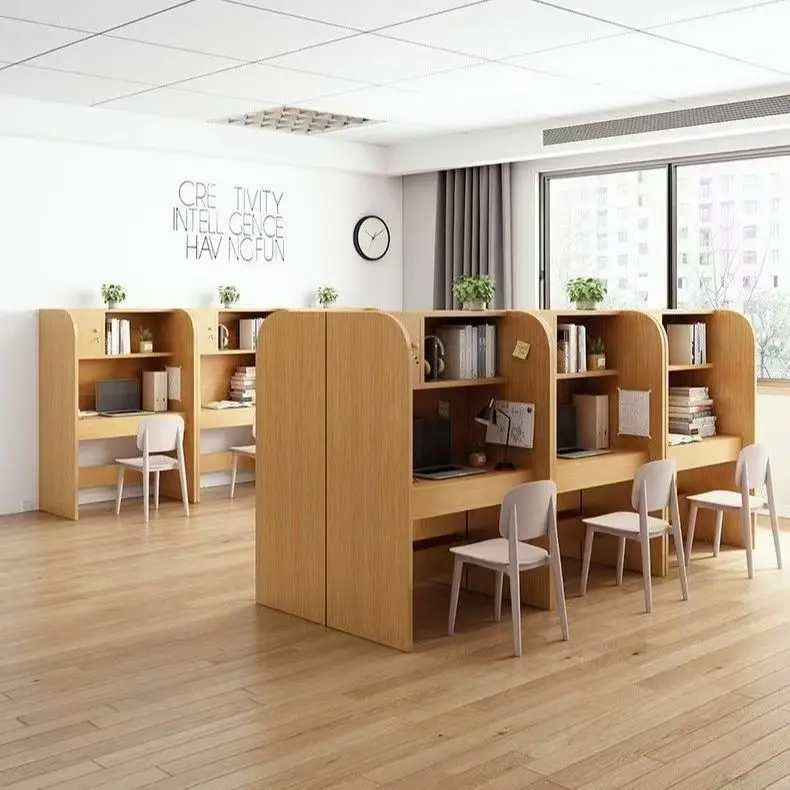 

Self-study table, study room, study table, desk partition, tables and chairs closed, immersive table, postgraduate entrance exam