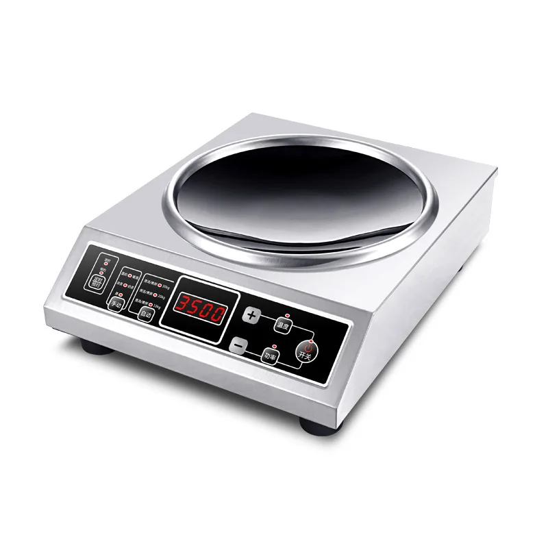 Induction Cooker Electric Ceramic Cooker Household 3500W Cooking High-power Commercial Concave Flat Battery Cooker Milk Tea Shop