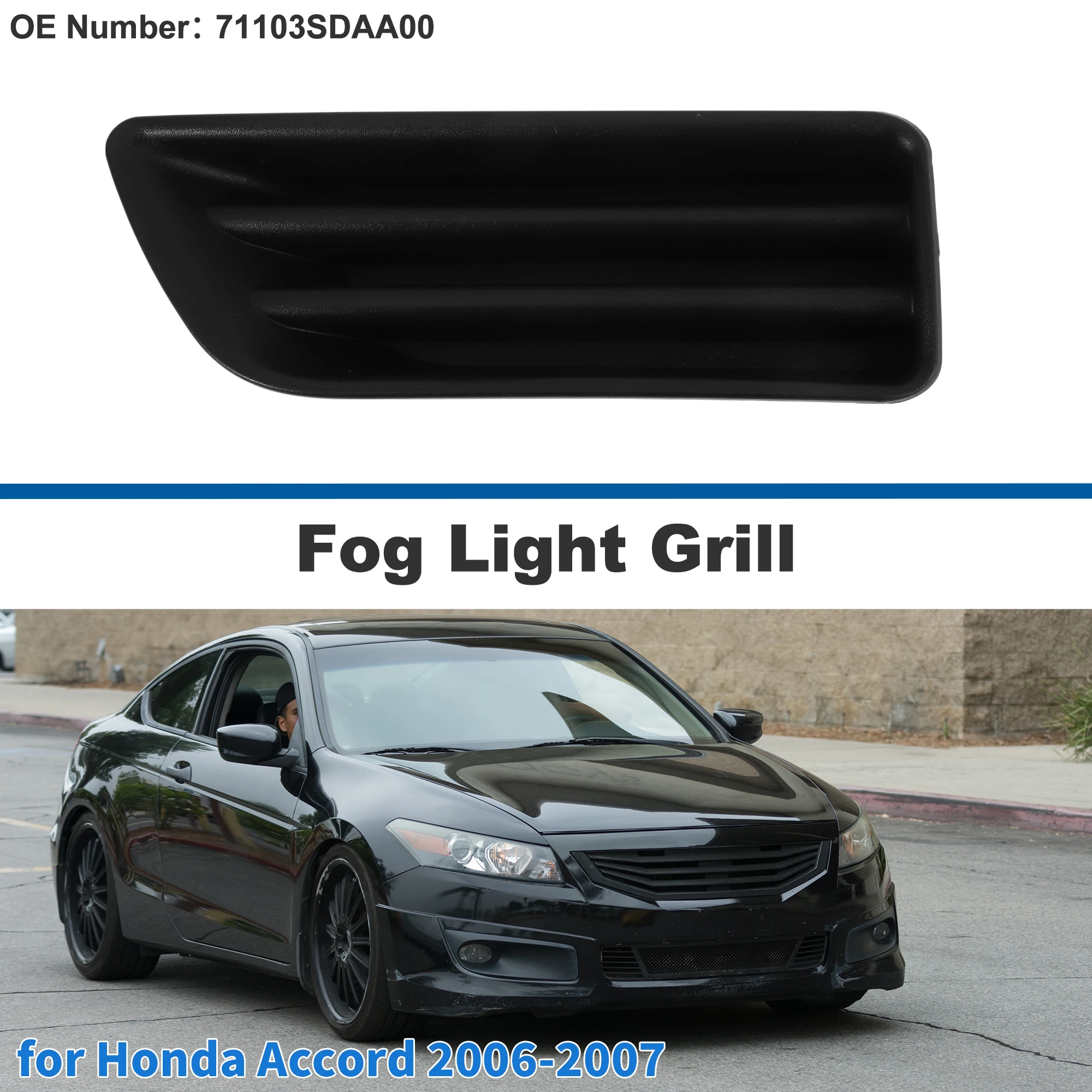 

UXCELL передняя правая противотуманная фара решетка No 71103SDAA00 для Honda Accord 2006-2007 гг.