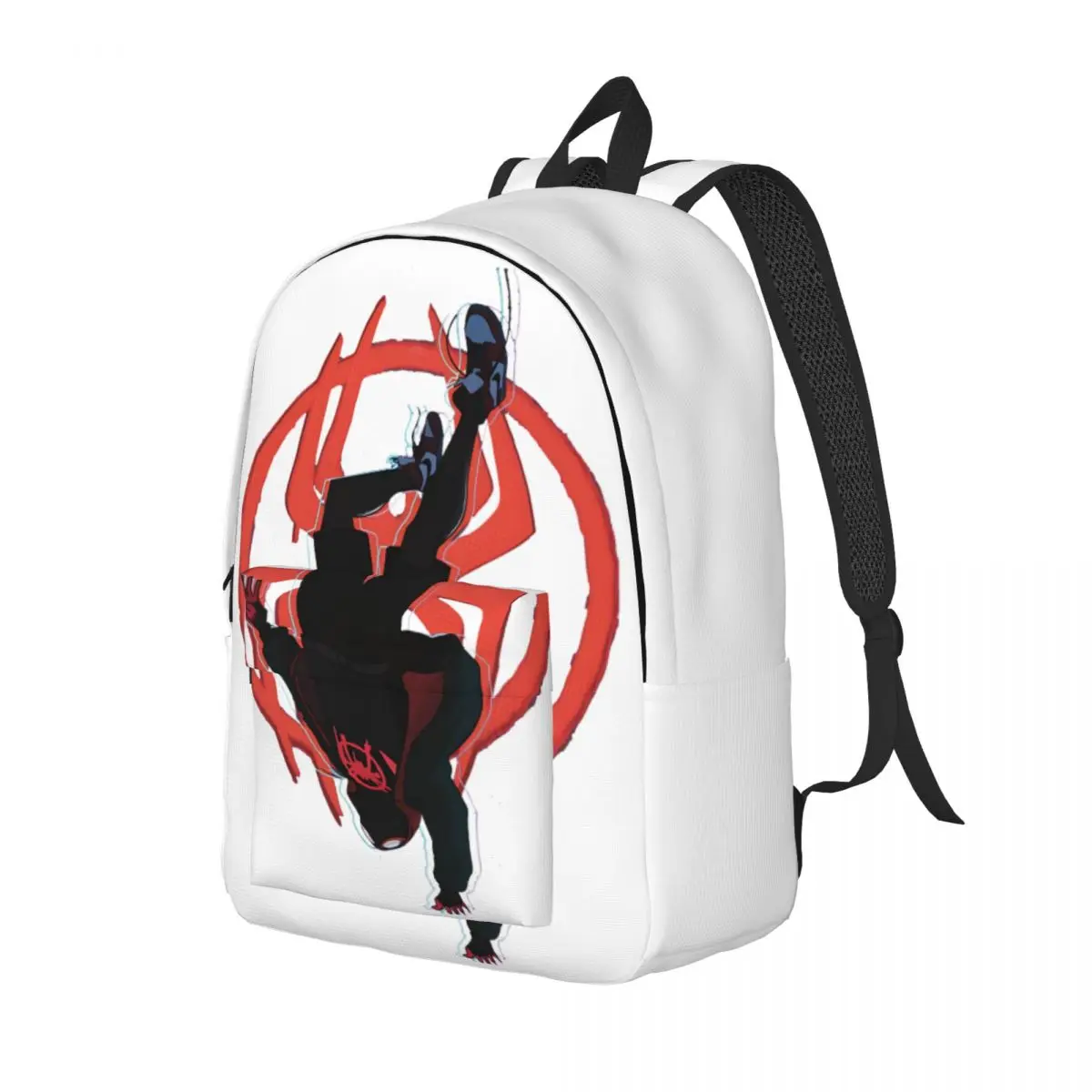 Miles Morales Backpack Marvel Spider-Man For Women Daily Camping Birthday Retro Washable Kindergarten Bag