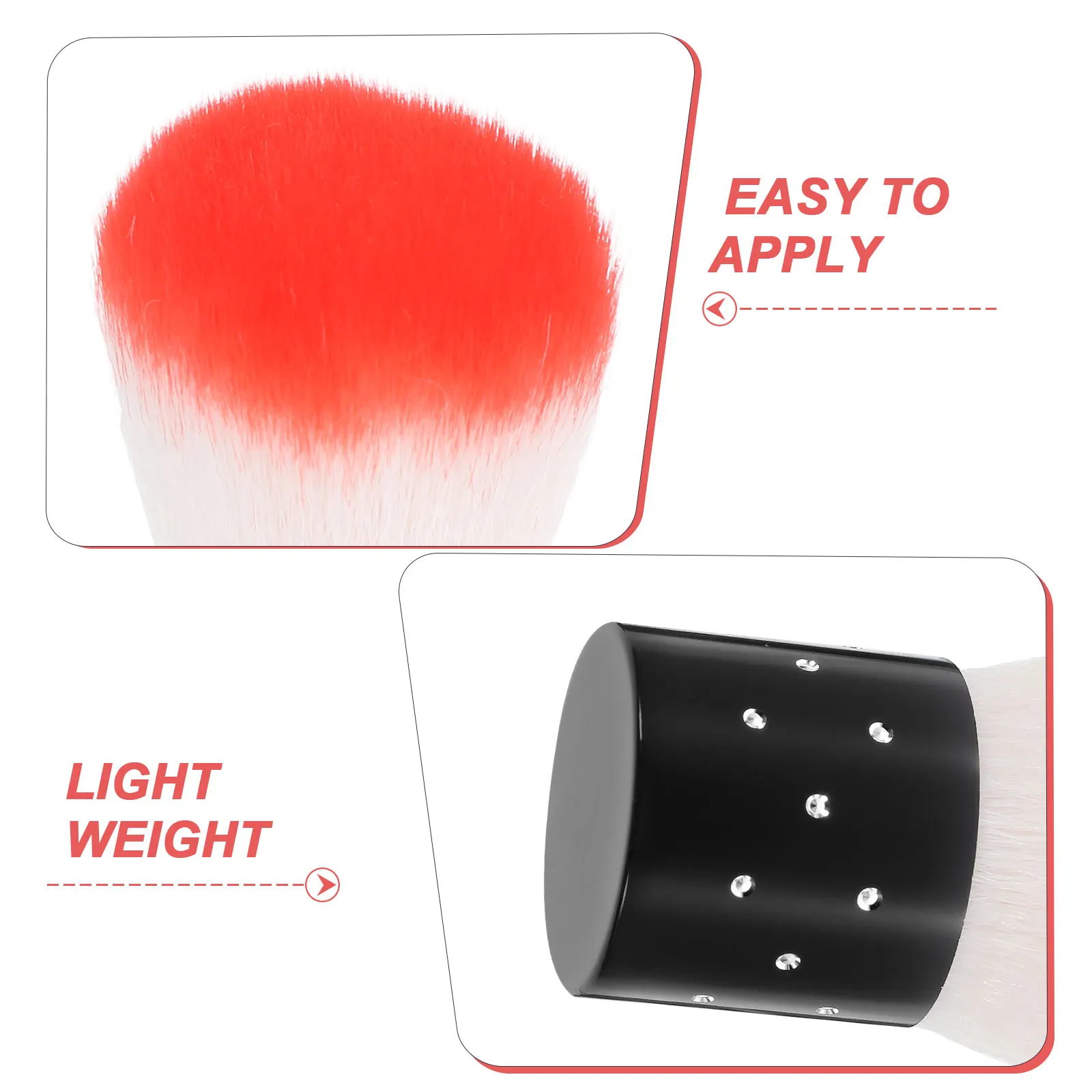 

2pcs Dip Kit Powder Nail Duster Manicure Tools Powder Brush Set Dust Cleaning Brush For Nail Art Salon Accessories