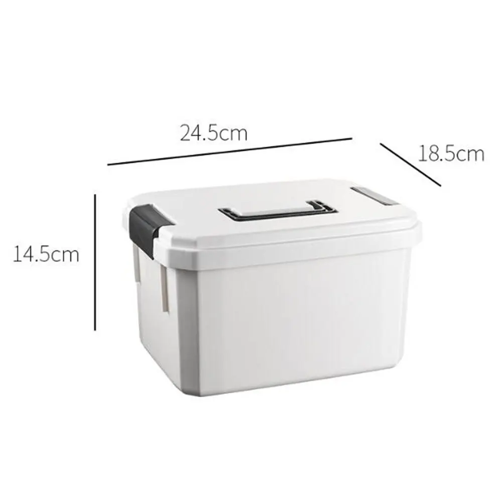 Multi-Layer Portable Medicine Case Durable Dustproof Pill Bottle Organizer for Emergency Use M Portable Medicine Box