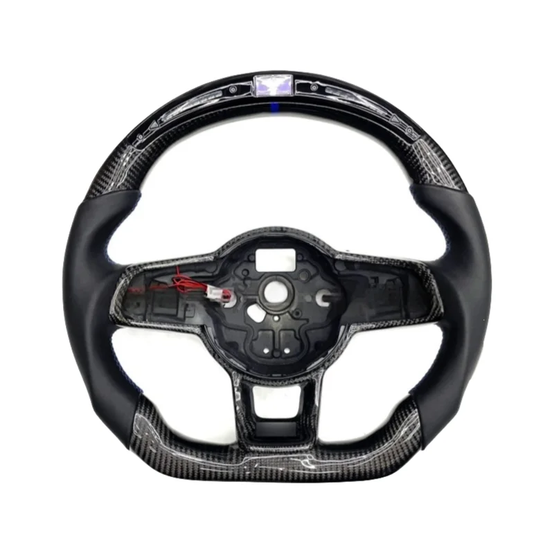 

Premium Carbon Fiber Steering Wheel for Golf GTI GTS Durable Anti Slip Grip Smooth Texture Quick Response Custom Design