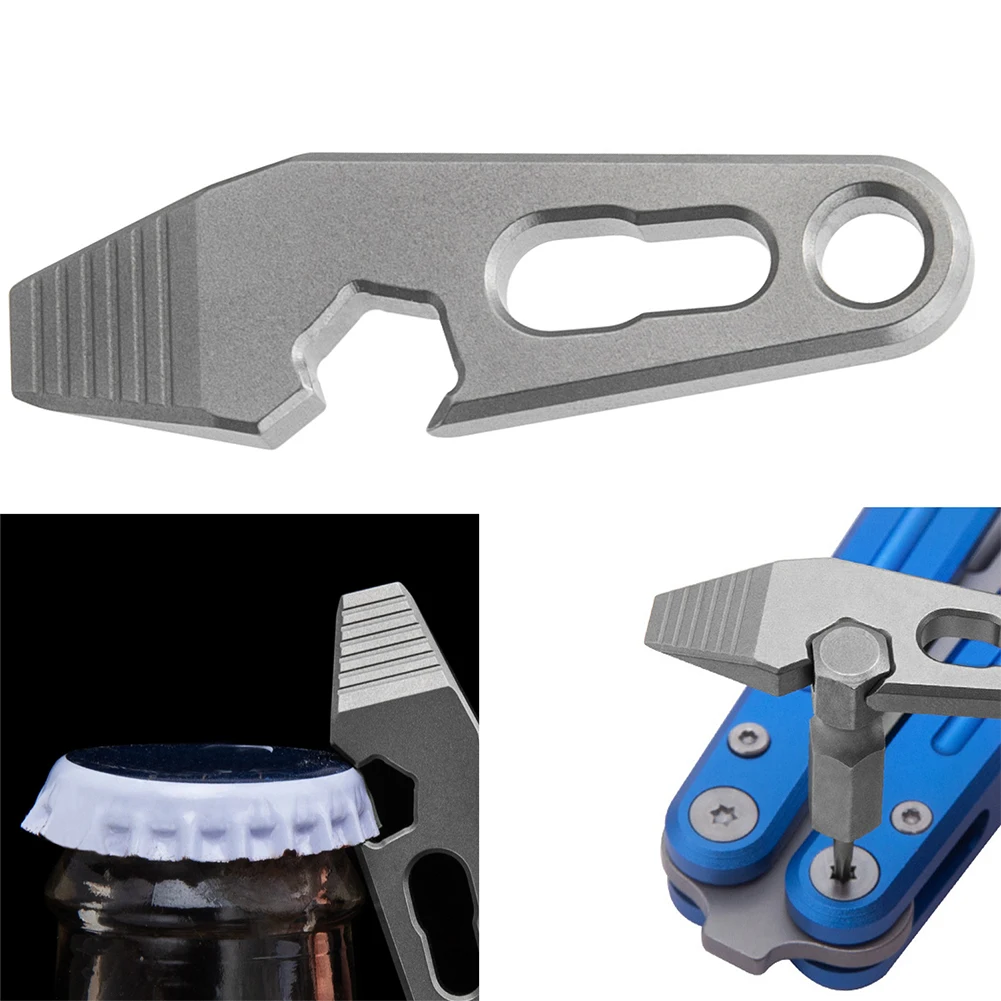 Keychain Accessory Alloy Bottle Opener Convenient Key Ring Light Weight Design Rust-Resistant Tool Multi Tool Keychain Opener