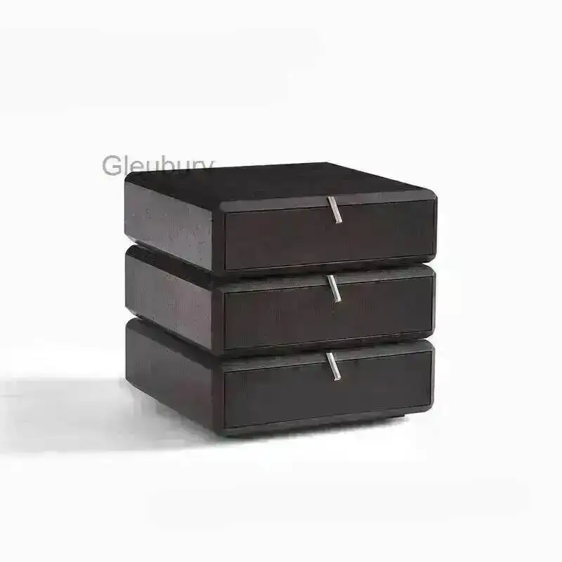 

Italian Bedside Display Trendy Table Style Quality Delicacy Nights Table Elegant Luxury Mesita De Noche Bedroom Furniture