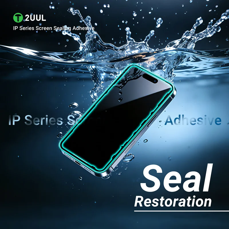 

2UUL 5PCS Screen Sealing Adhesive Sticker for IP 12 13 14 15 16 17 Pre-Cut LCD Screen Frame Tape Glue