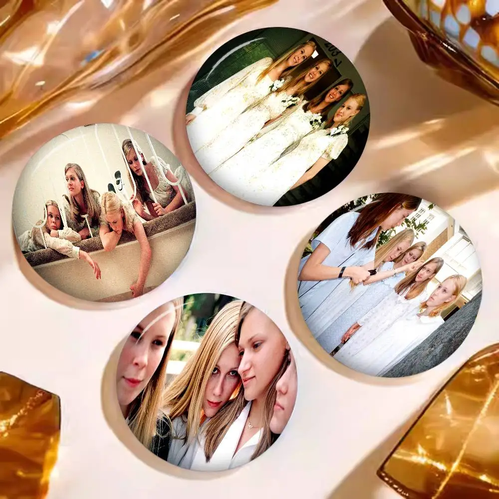 The Virgin Suicides Film 32/44/58mm Round Cartoon Brooches Handmade Pins for Backpack Jewelry Accessories Gifts Creative Badge