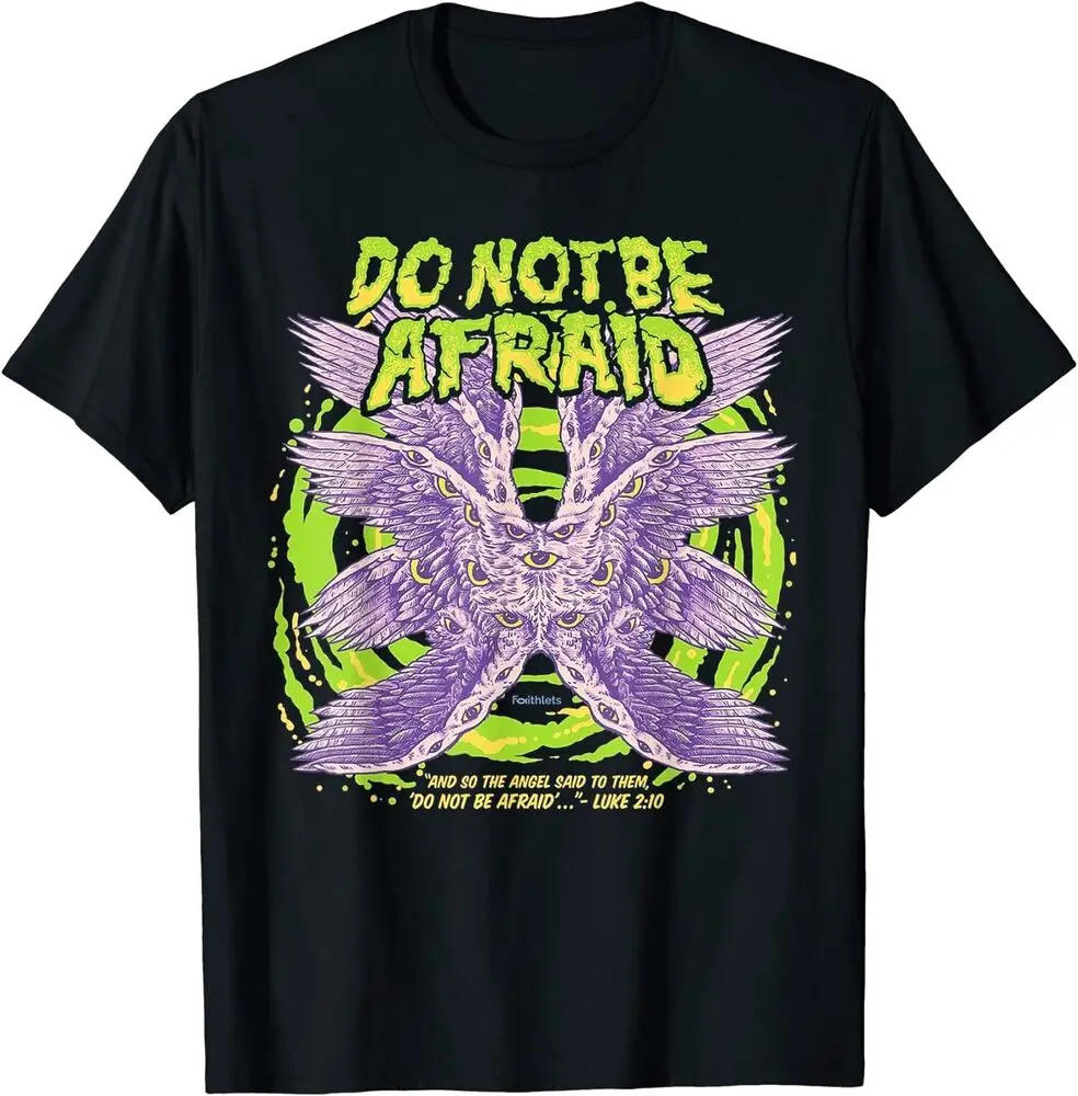 Do Not Be Afraid Realistic Angel T-Shirt  Tees High Quality 100%Cotton Short Sleeve