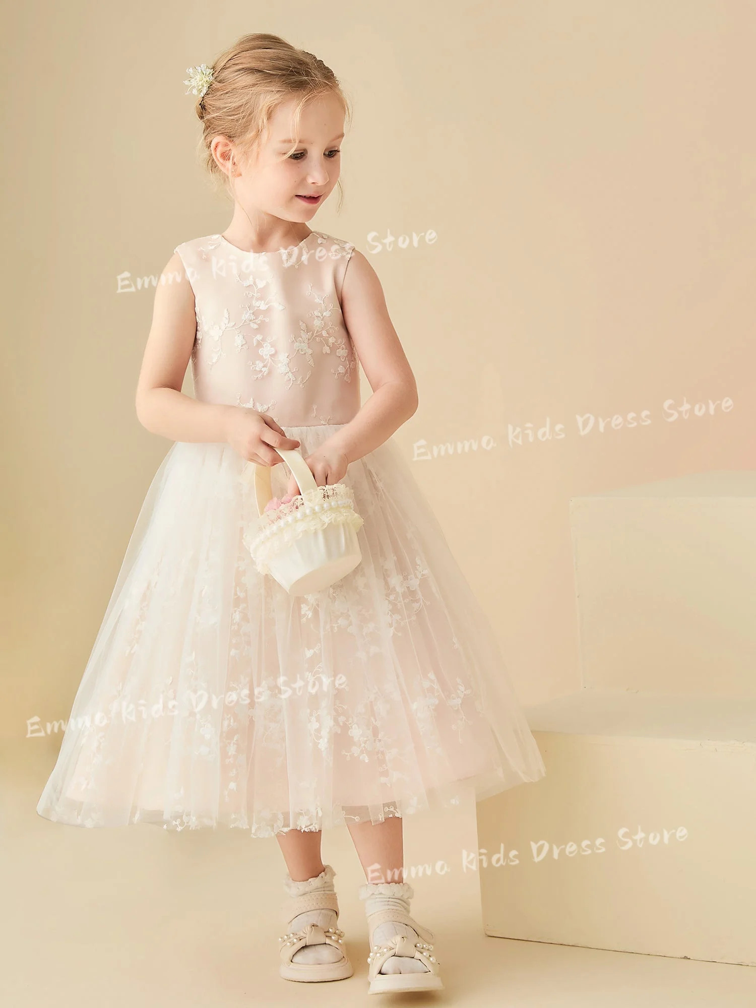 robe-de-demoiselle-d'honneur-personnalisee-emma-dentelle-appliquee-sans-manches-pour-mariage-premiere-communion-fete-d'anniversaire-bal-de-promo-pour-enfants