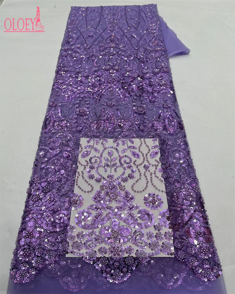 الترتر الأفريقي مطرز أقمشة الدانتيل تسلسل عالي الجودة التطريز الفرنسية النيجيري أقمشة الدانتيل لخياطة الزفاف