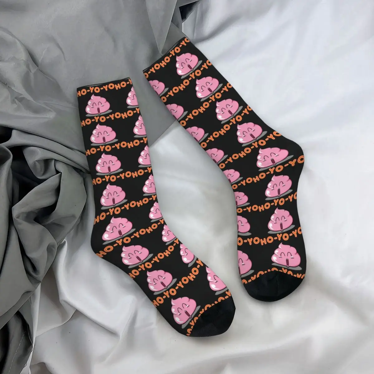 Pinky Poop Dr Slump Japanese Manga Unisex Bonnet Winter Running Happy Socks street style Crazy Socks