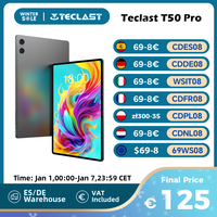 Teclast T50Pro MTK G99 Tablet 11 Inch 2K Display Max 16GB RAM 256GB ROM Android 13 8000mAh Fast Charging 4G LTE Face Unlock