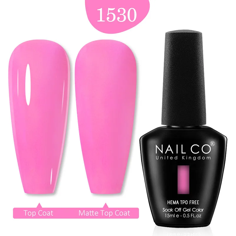 NAILCO Rode Kleuren Serie 15ML Nagelgel Polish Nagelbenodigdheden Semi Permanent Voor Nail Art Manicure Losweken LED UV hybride Vernis