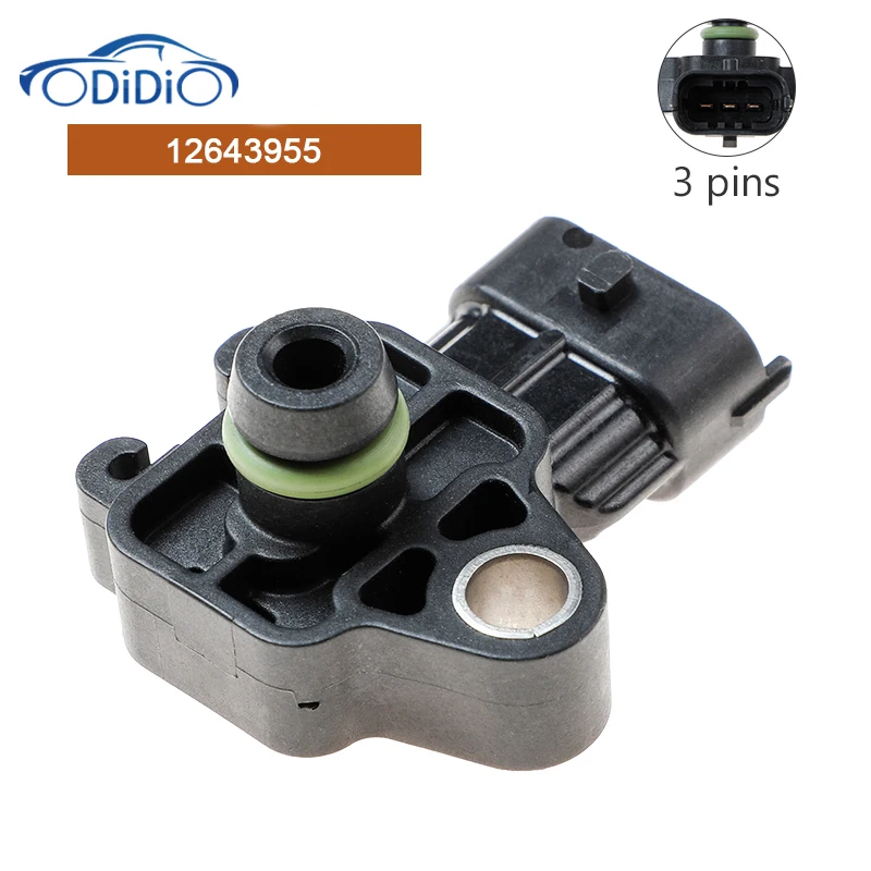 12643955 3 Pins Manifold Intake Air Pressure MAP Sensor 12612110 12635044 2134647 For Acdelco GM 6.6L 2.0L