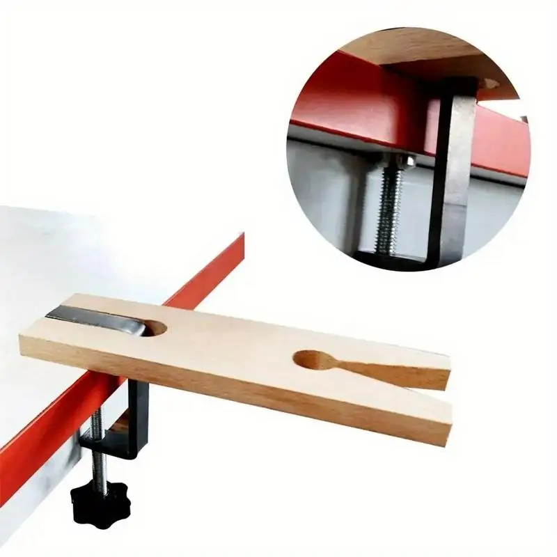 1set Bench Pin Clamp Set V Slot Bench Vise for Workbench Wooden Jewelry Crafting Tool
