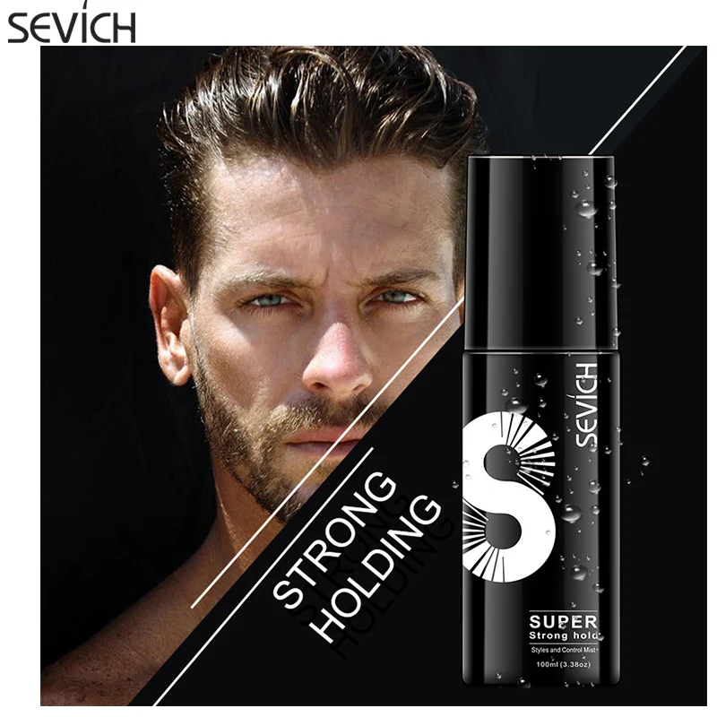 Sevich Hair Fixing Spray 100ml Men\'s Salon Styling Water Professional Hair Fiber Hold Spray Beauty And Hair Products