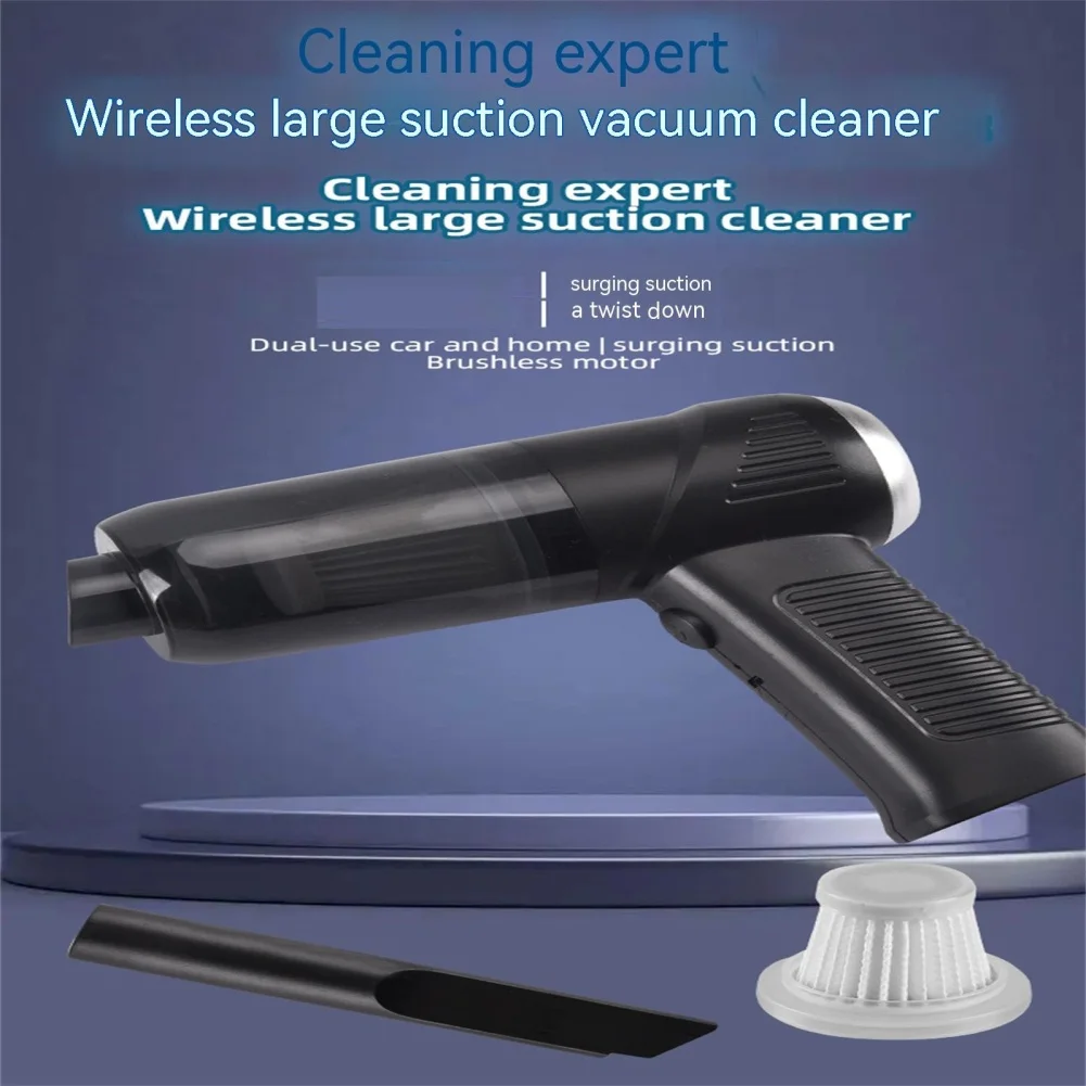 Portable Handheld Vacuum Cleaner 5500pa Powerful Suction Wireless Charging Auto Car Vacuum Cleaner Wholesale