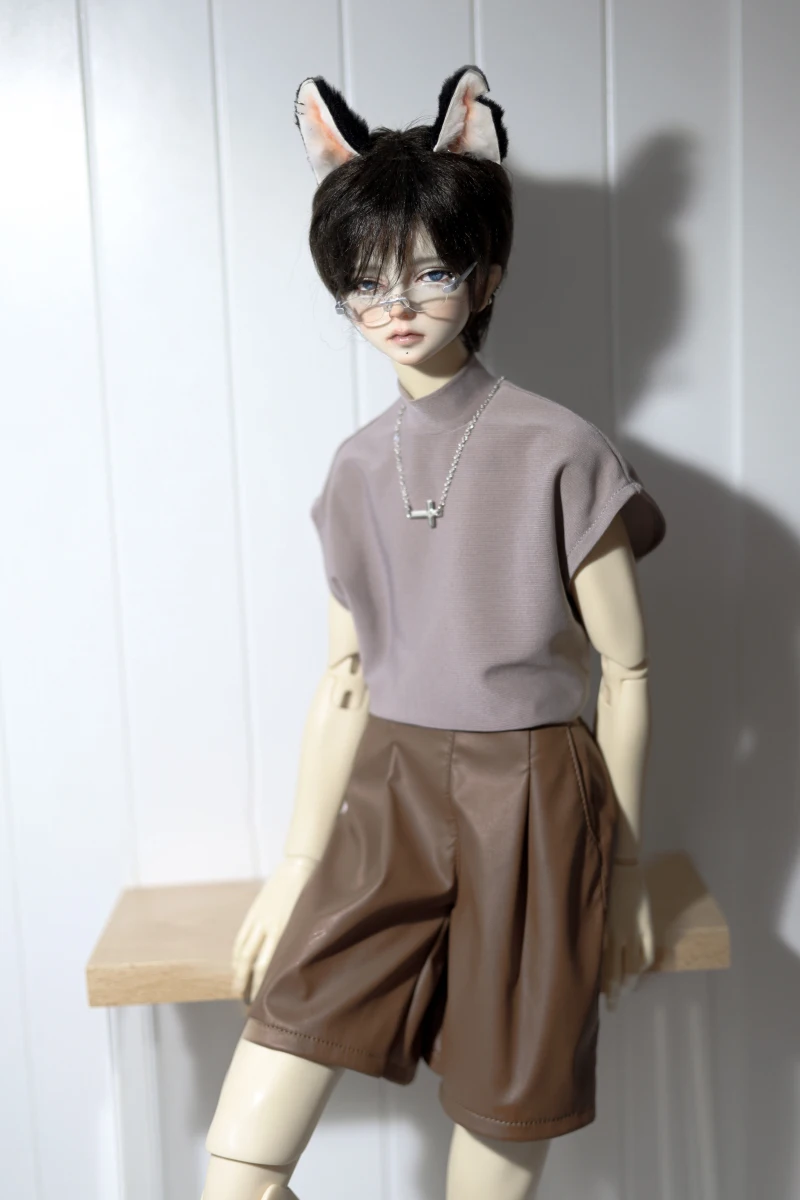 1/4 1/3 70 سنتيمتر SD13 SD17 صبي رجل ID75 msd sd bjd ملابس دمى بلايز قميص Bears47