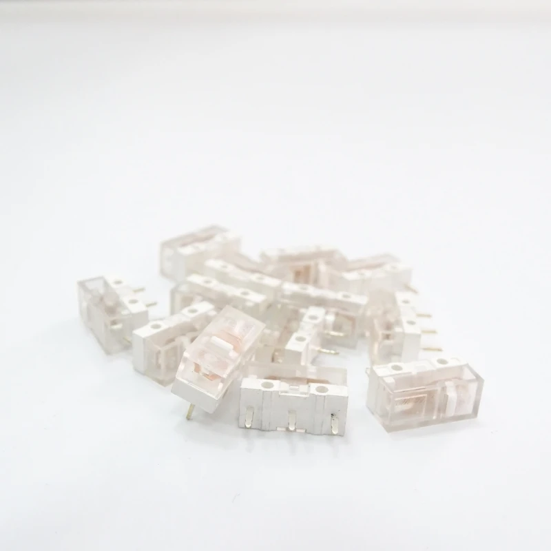 2 PCS Microswitch Subminiatura Compatível Mouse Botão Esquerdo Direito