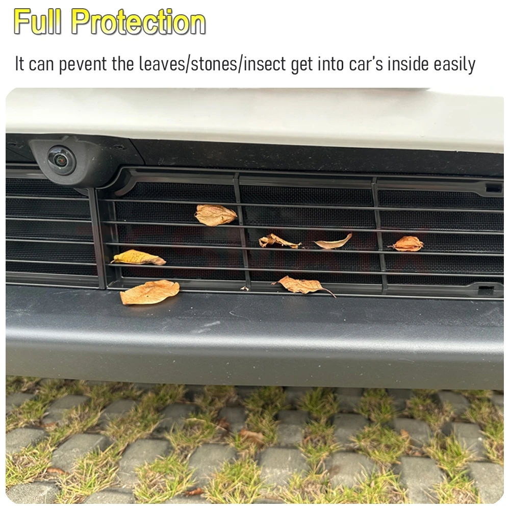 مصبغة شبكة إدراج ل تسلا نموذج Y العرعر 2025 2026 الجبهة مدخل الهواء تنفيس غطاء مصبغة استبدال مكافحة الحشرات الملحقات #5